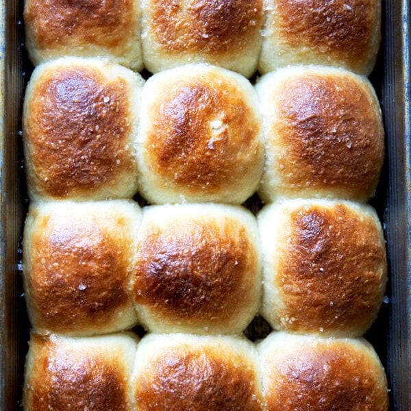 Just-baked Buttermilk Pull-Apart rolls.