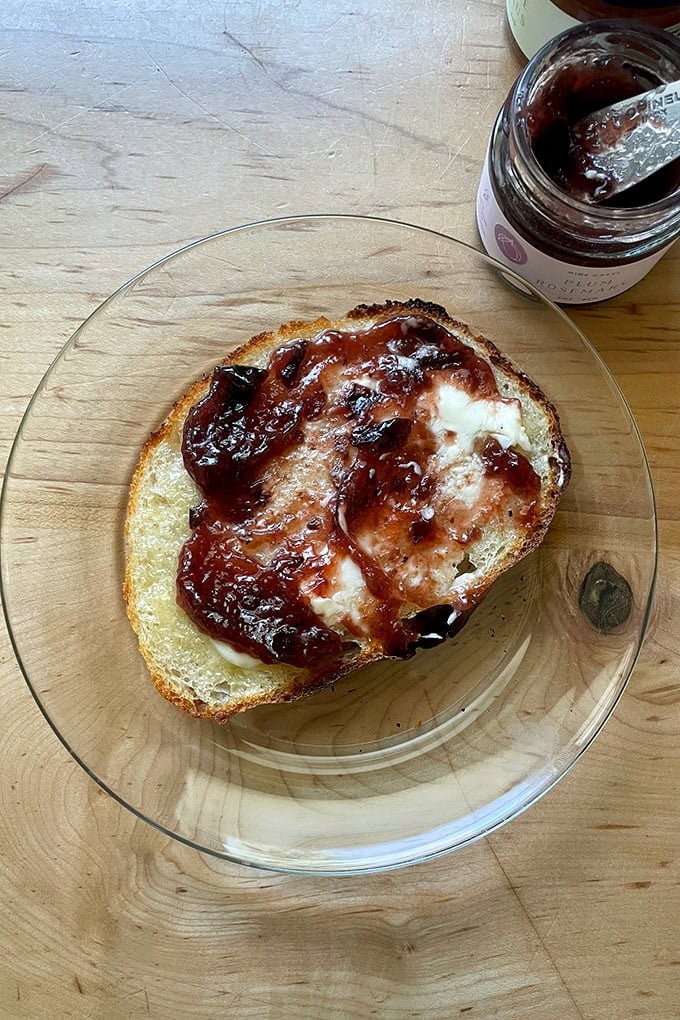 toast and jam.