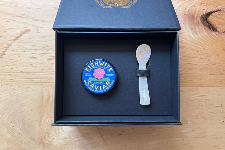 A box of Fishwish Caviar.