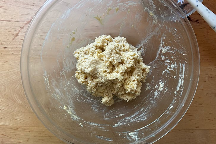 Cheater's croissant dough, just mixed.